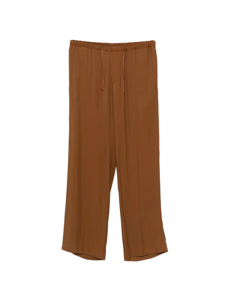  Sandro Drawstring Wide-leg Trousers - Brown 
