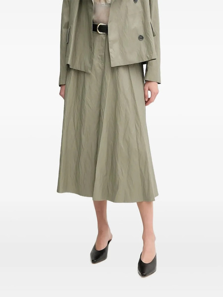  Sandro Ferrone Patch-pocket Midi Skirt - Green 