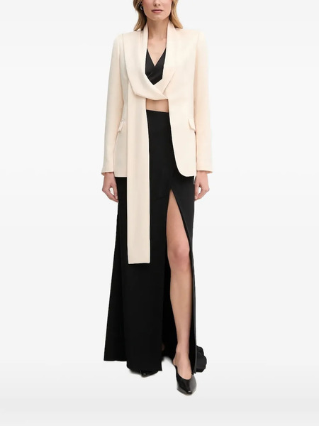  Sandro Ferrone Self-tie Wrap Jacket - Neutrals 