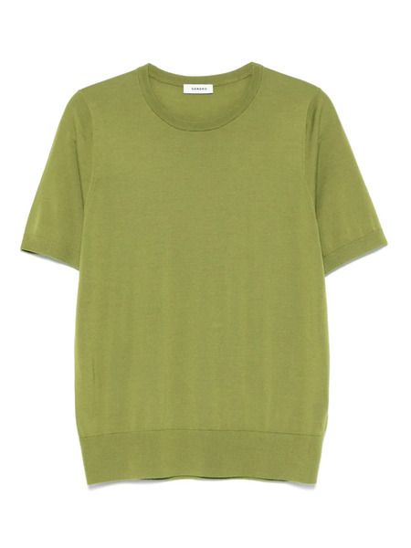  Sandro Fine-knit T-shirt - Green 