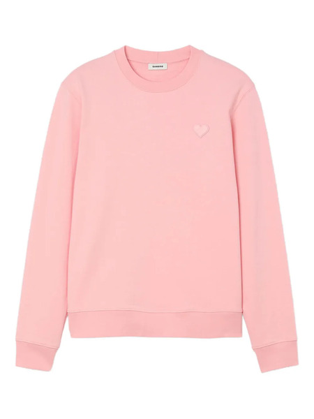  Sandro Heart-motif Sweatshirt - Pink 