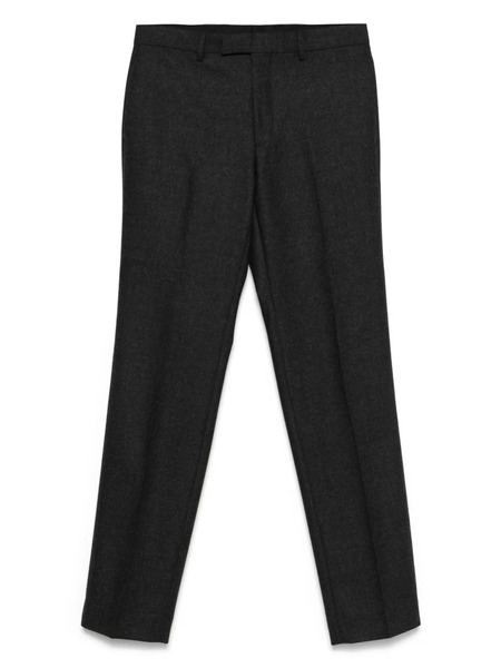 Sandro High-waisted Straight-leg Trousers - Grey 