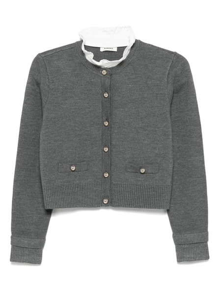  Sandro Knitted Cardigan - Grey 
