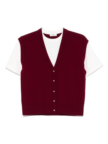  Sandro Layered T-shirt 