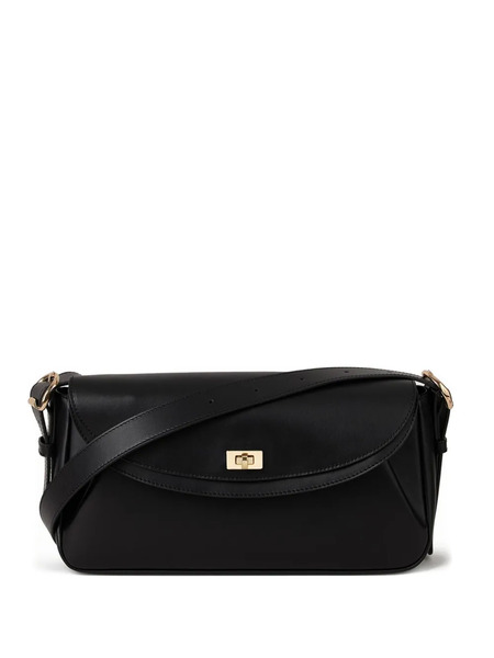  Sandro Le Mambo Leather Shoulder Bag - Black 