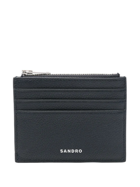  Sandro Leather Cardholder - Blue 