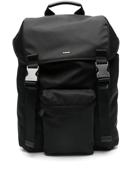  Sandro Logo-lettering Backpack - Black 