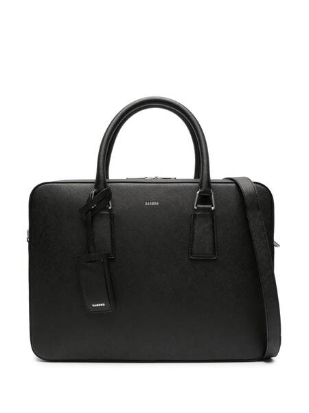  Sandro Logo-print Briefcase - Black 