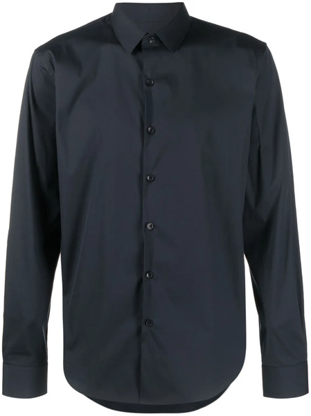  Sandro Long-sleeve Cotton Shirt - Blue 