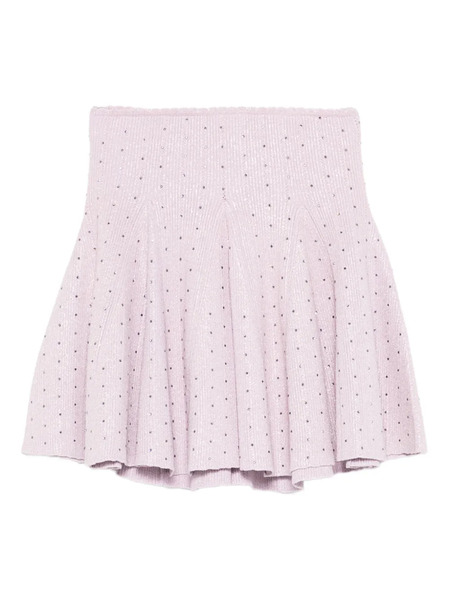  Sandro Mini Elasticated-waistband Skirt - Purple 