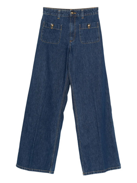  Sandro Patch-pockets Jeans - Blue 