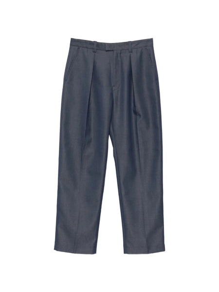  Sandro Pleated Loose Fit Trousers - Blue 