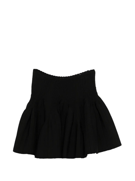  Sandro Ribbed Knitted Skirt - Black 