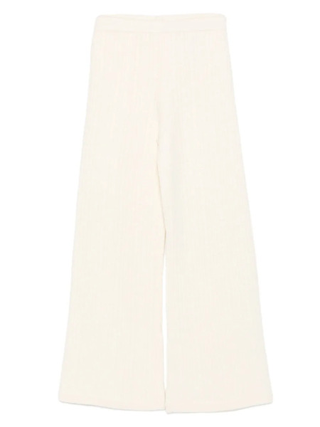  Sandro Ribbed Pull-on Trousers - Neutrals 