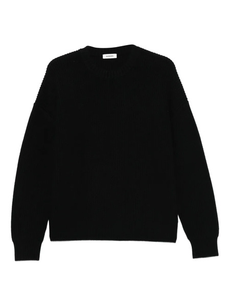  Sandro Ribbed Sweater - Black 