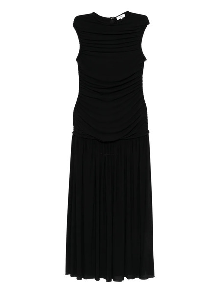  Sandro Ruched Dress - Black 