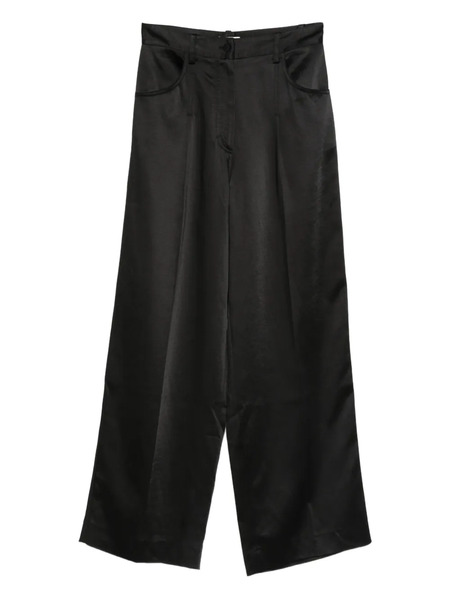  Sandro Satin Trousers - Black 