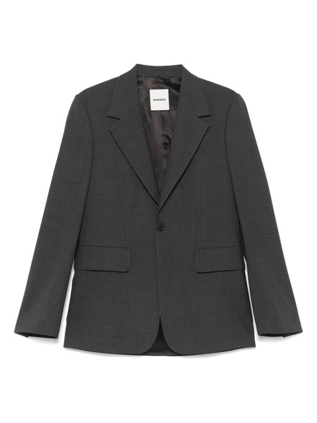  Sandro Single-breasted Blazer - Grey 