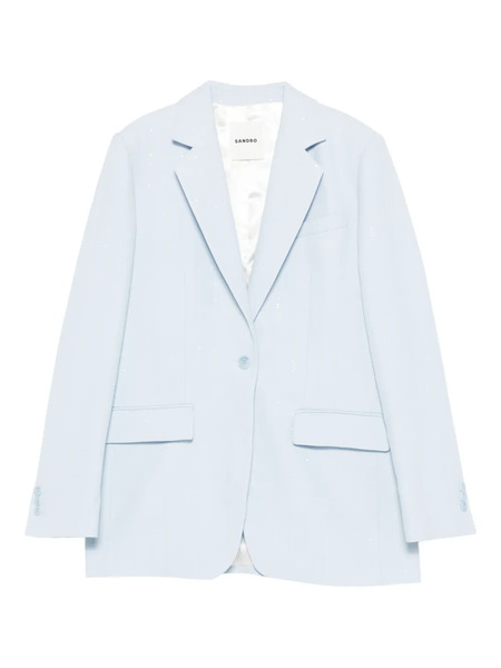  Sandro Striped Blazer - Blue 