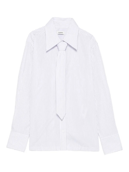  Sandro Striped Shirt - White 