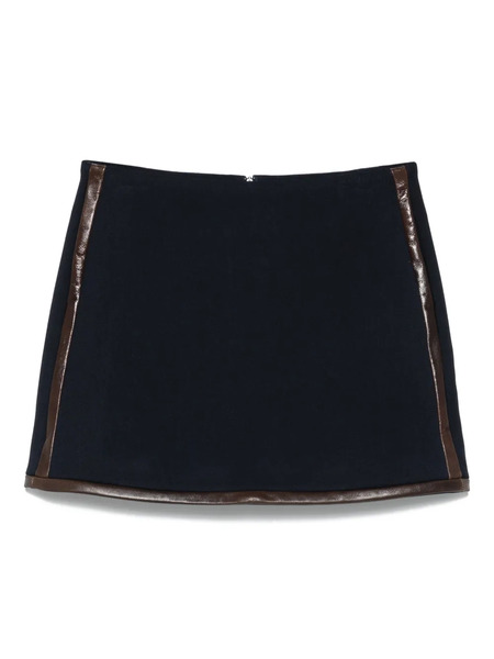  Sandro Zip-fastening Mini Skirt - Blue 