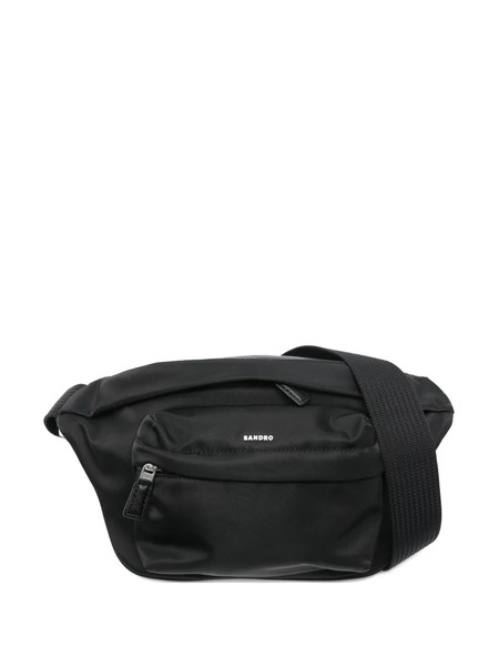  Sandro Zip-pocket Messenger Bag - Black 