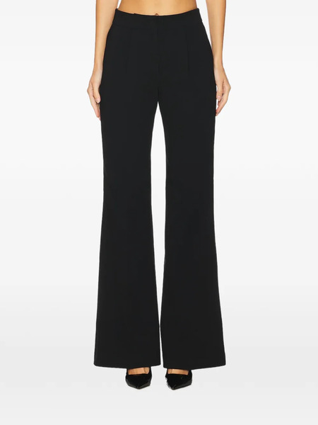  Sans Faff Pintuck Palazzo Trousers - Black 