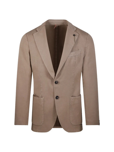  Santaniello Notched-lapel Blazer - Brown 