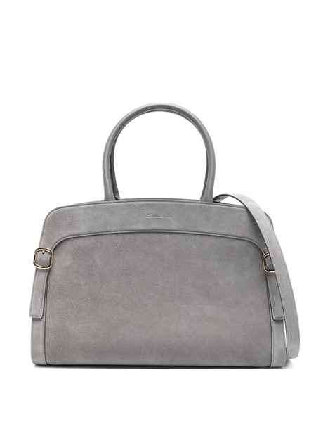  Santoni Buckle-detail Tote Bag - Grey 