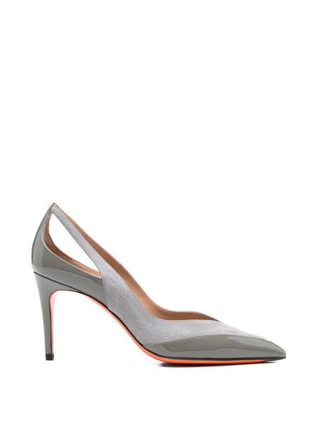  Santoni Cut-out Pumps - Grey 