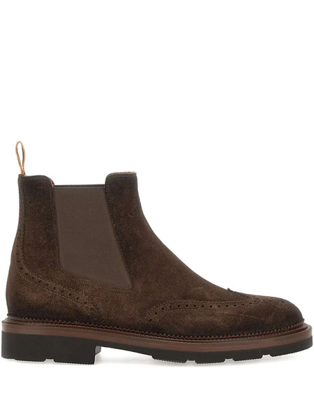  Santoni Kalamaboot Chelsea Boots - Brown 