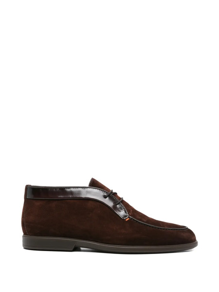  Santoni Lace-up Desert Boots - Brown 