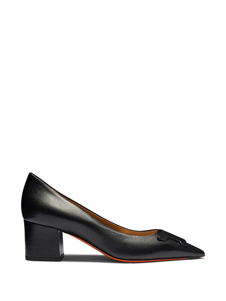  Santoni Leather Pumps - Black 
