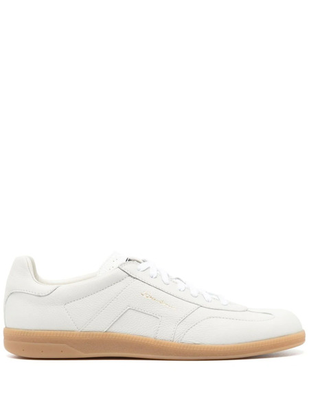  Santoni Low-top Leather Sneakers - White 