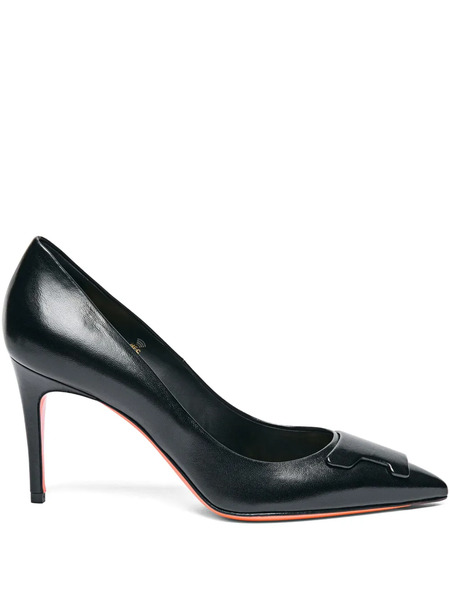  Santoni 85mm Sibille High-heel Pumps - Black 