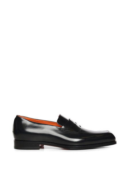  Santoni Penny-strap Shoes - Black 