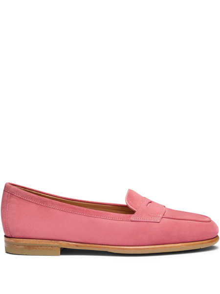 Santoni Suede Carla Loafers - Pink 