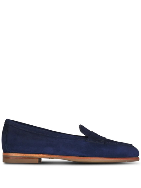  Santoni Suede Loafers - Blue 