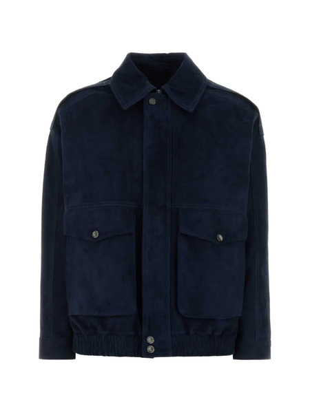 Santoro Suede Jacket - Blue 