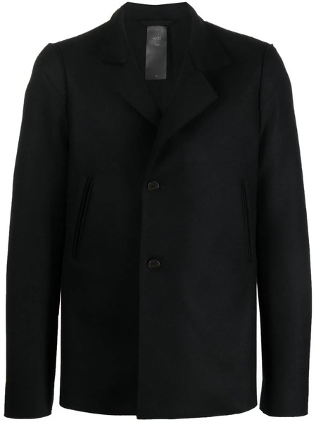  Sapio Double-breasted Cotton-wool Blazer - Black 
