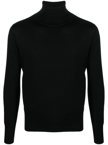  Sapio High-neck Drop-shoulder Jumper - Black 