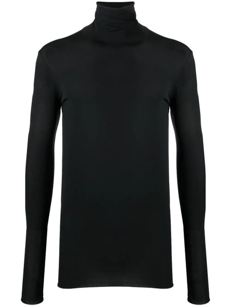  Sapio High-neck Long-sleeve T-shirt - Black 
