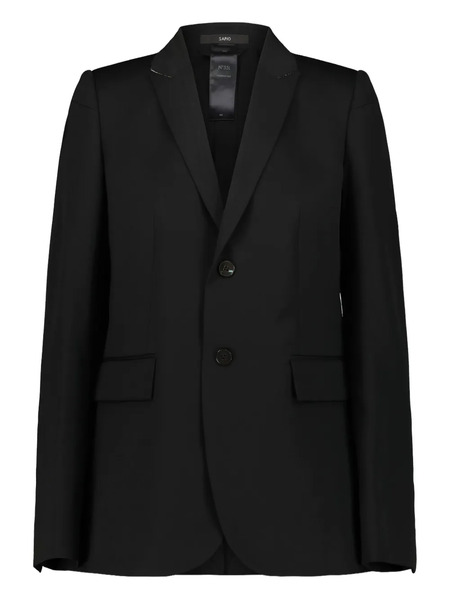  Sapio N55l Wool Blazer - Black 