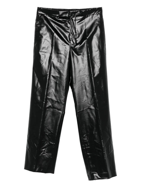  Sapio Patent-finish Trousers - Black 