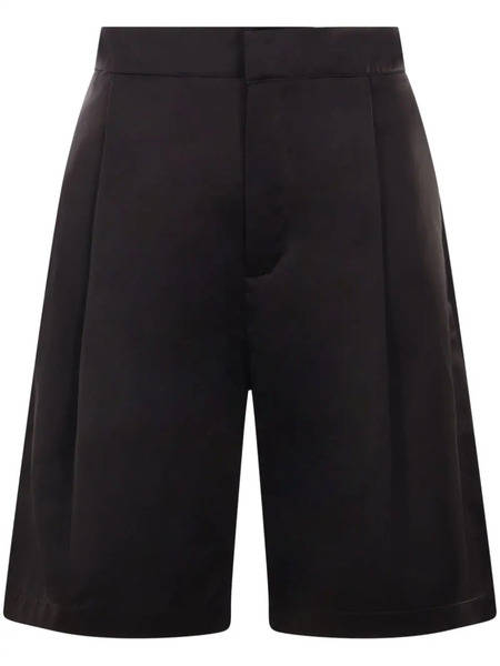  Sara Lanzi Twill-weave Tailored Shorts - Black 