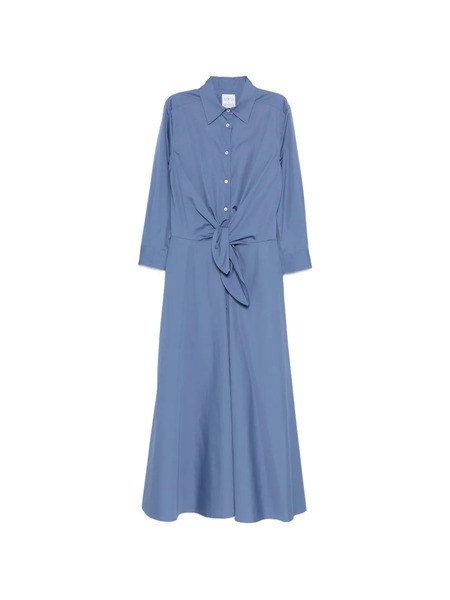  Sara Roka Dralla Buttoned Midi Dress - Blue 