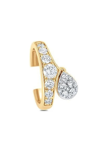  Sara Weinstock 18k Yellow Gold Diamond Ear Cuff 