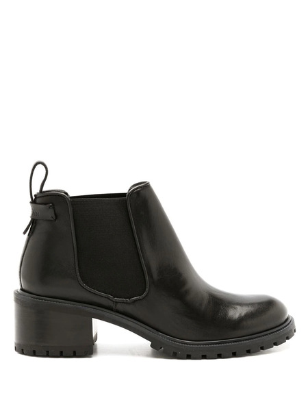  Sarah Chofakian Alexia Leather Boots - Black 