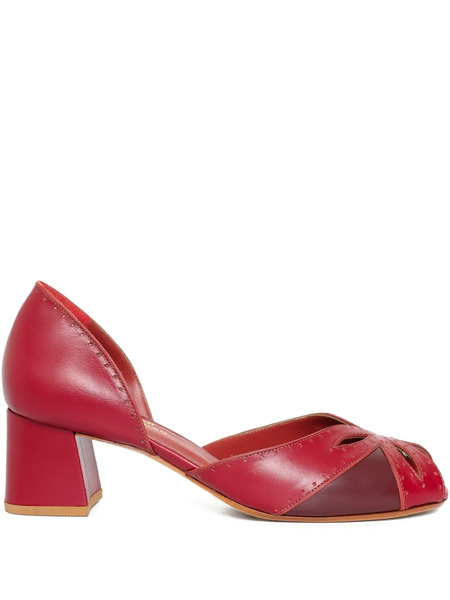  Sarah Chofakian Bosques Pumps - Red 