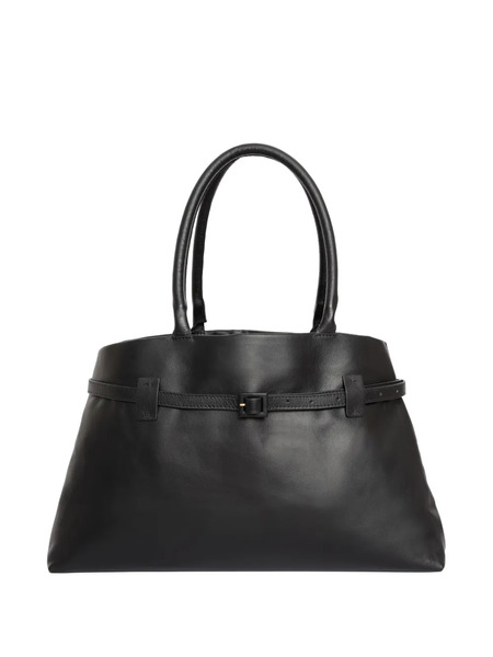  Sarah Chofakian Calizo Leather Tote Bag - Black 